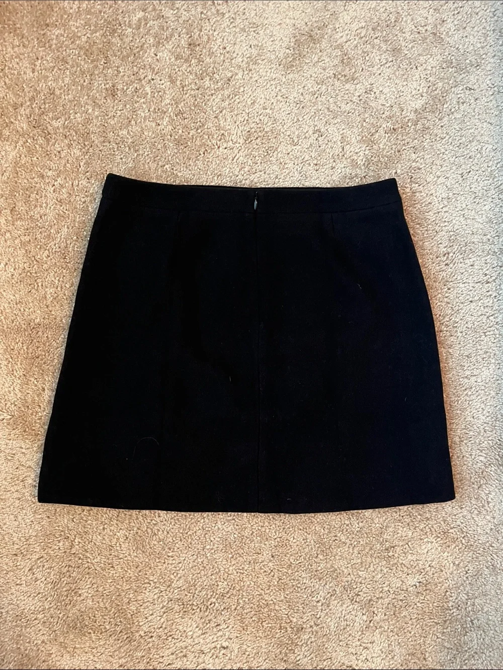 J. Crew Mercantile Wool Blend Ruffle Skirt